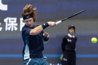 Le Russe Andrey Rublev sera l'une des têtes d'affiche de l'édition 2024 des Swiss Indoors. KEYSTONE/EPA/JESSICA LEE